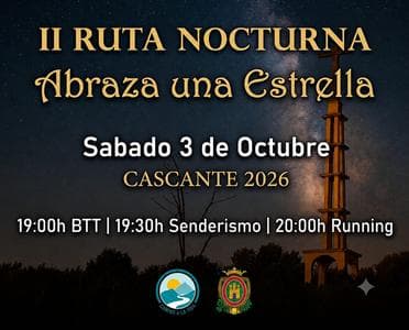 alt_im: II RUTA NOCTURNA ABRAZA UNA ESTRELLA